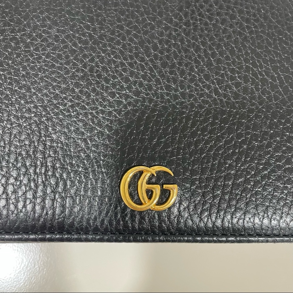 Gucci Marmont Leather Mini Chain Bag - Picture 7 of 11
